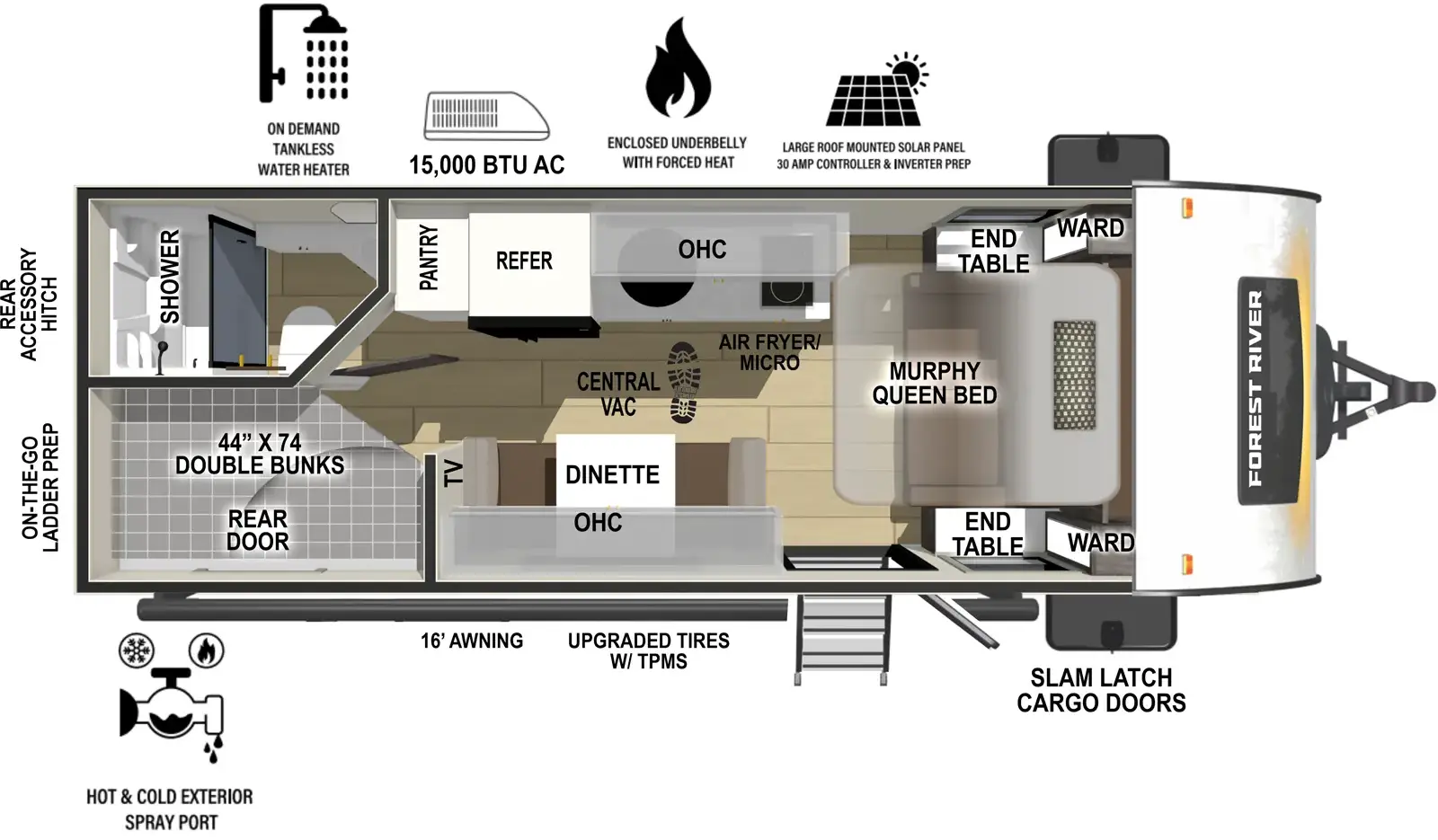 R Pod RP-200 Floorplan